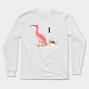 I is for Ibis Long Sleeve T-Shirt